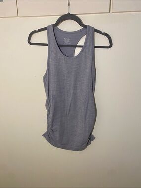 Athleta Heather Gray Racerback Performance Tank